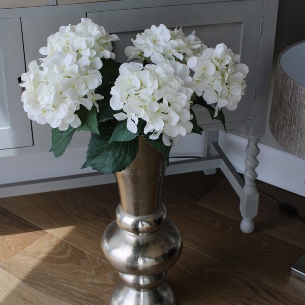 White Real Touch Hydrangea