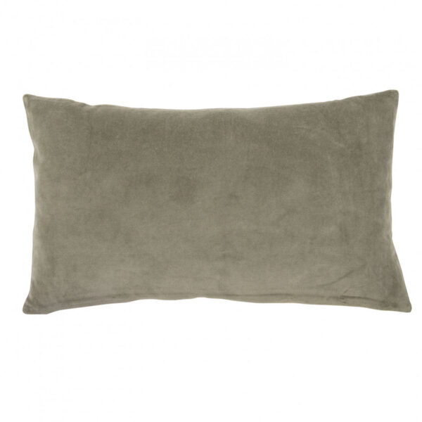 Khaki Velvet Cushion COVER CLEARING AT 70% OFF