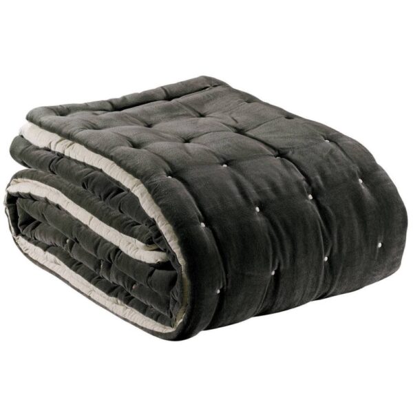 Reversible Viva Tonnerre Dark Grey Throw